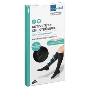 PROVITAL Aktivstützkniestr.Damen Gr.35-38 schwarz Produktbild