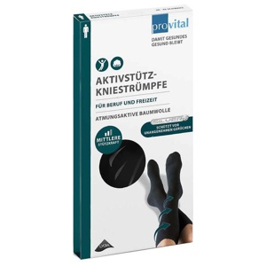 PROVITAL Aktivstützkniestr.Herren Gr.39-42 schwarz Produktbild