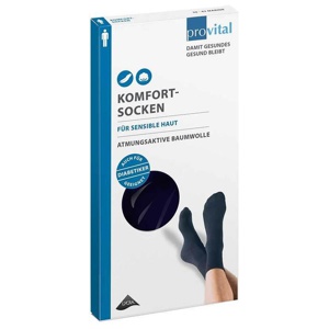 PROVITAL Komfortsocken men Gr.39-42 marine Produktbild