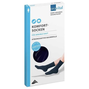 PROVITAL Komfortsocken women Gr.39-42 marine Produktbild