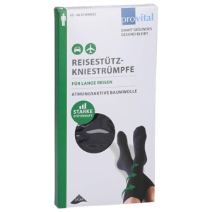 PROVITAL Reisekniestrümpfe Gr.39-42 schwarz Produktbild