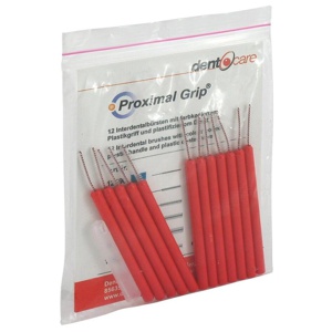 PROXIMAL-Grip-xxx-fein-rot-Interdentalbuerste Produktbild