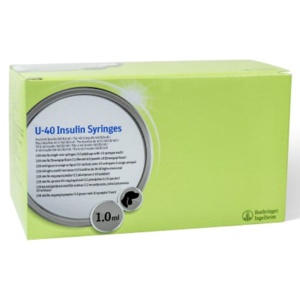 Prozinc U-40 Insulin Syringes 1 ml. - 120 stk. produktbillede