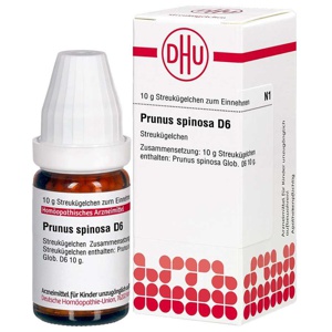 PRUNUS SPINOSA D 6 Globuli Produktbild