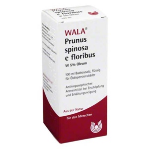PRUNUS SPINOSA E floribus W5% Oleum Produktbild