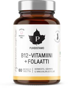 Reningscenter Vitamin B12 + folat sugtabletter 60 st produkt bild