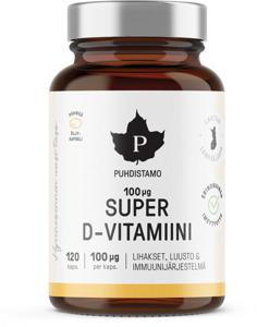 Refinery Super Vitamin D 100ug 120kaps produkt bild