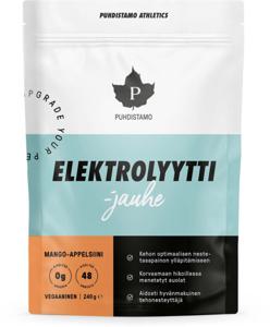 Pudhistamo Athletics Electrolyte powder Mango-Orange 240 g produkt bild