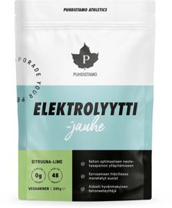 Pudhistamo Athletics Electrolyte-pulver citron-lime 240 g produkt bild