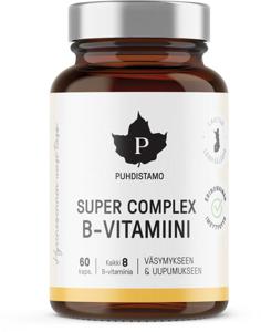 Pudishtamo Super Complex Vitamin B 60 kapslar produkt bild