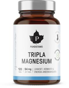 Cleanser Tripla Magnesium 120caps produkt bild