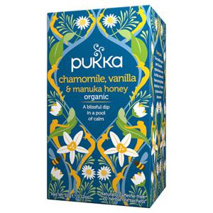 Pukka Chamomile Vanilla & Manuka Honey 20 tepåsar produkt bild