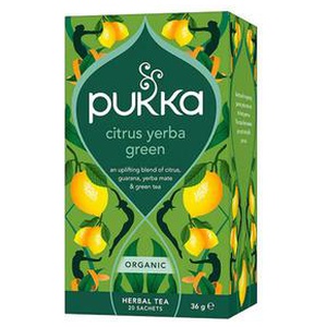 Pukka Citrus Yerba Green te Ø - 20 breve produktbillede
