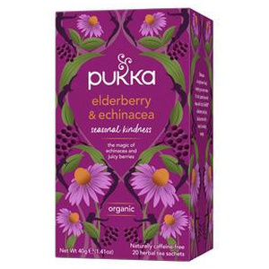 Pukka Elderberry & Echinacea te Ø • 20 br. produktbillede