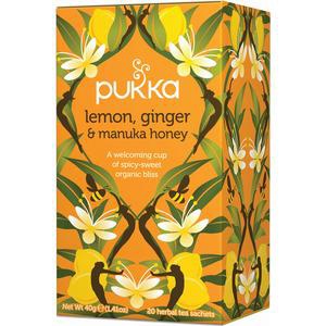 Pukka Lemon, Ginger & Manuka Honey te Ø - 20 breve produktbillede