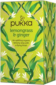 Pukka Lemongrass & Ginger 20 tepåsar produkt bild