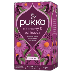 Pukka Organic Elderberry & Echinacea Tea - 20 Bags by Nature's Best product image