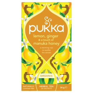 Pukka Te, Lemon, Ginger & A Touch Of Manuka Honey, 20 stk. produktbilde