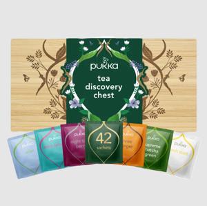 Pukka Tea Discovery Chest 42 tepåsar produkt bild