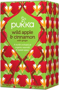 Pukka Wild Apple & Cinnamon 20 tepåsar produkt bild
