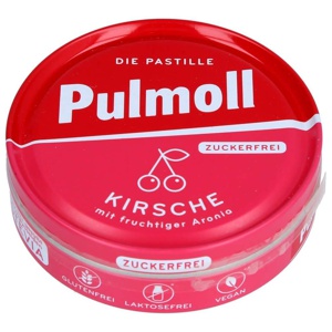 PULMOLL Kirsche zuckerfrei Bonbons Produktbild