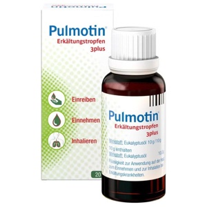 PULMOTIN Erkältungstropfen 3plus Produktbild