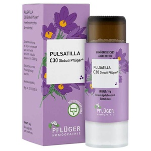 Pulsatilla C 30 Globuli Pflüger Globulispender, 10 g Globuli Produktbild