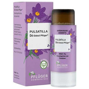 PULSATILLA D 6 Globuli Pflüger Globulispender Produktbild