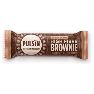 Pulsin Brownie Bar Glutenfri Økologisk   Peanut Choc Chip produktbillede