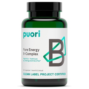 Puori Pure Energy B-Complex 60 kapslar produkt bild