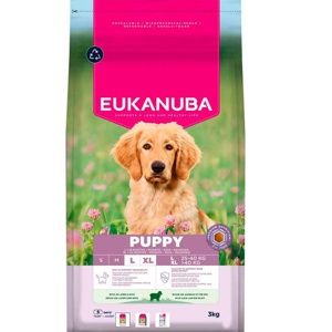 Puppy LargeLam og ris 3 kg produktbillede