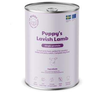 Buddy Pet Foods Puppy Lavish Lamb 400 g produkt bild