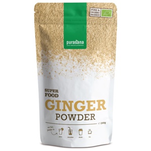 Purasana Ginger Powder, 200 g produktbilde