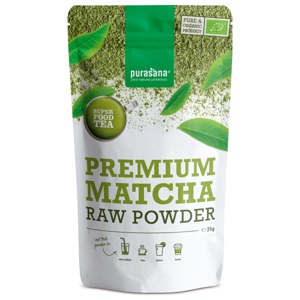 Purasana Premium Matcha Raw Powder, 75 g produktbilde