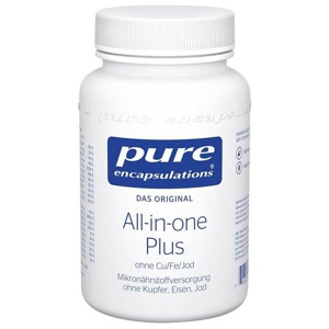 Pure Encapsulations all-in-one Plus ohne Cu / Fe / Jod, 90 St Kapseln Produktbild