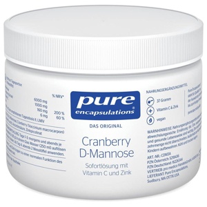 PURE ENCAPSULATIONS Cranberry D-Mannose Pulver Produktbild