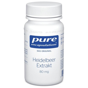 PURE ENCAPSULATIONS Heidelbeer Extrakt 80 mg Kaps. Produktbild