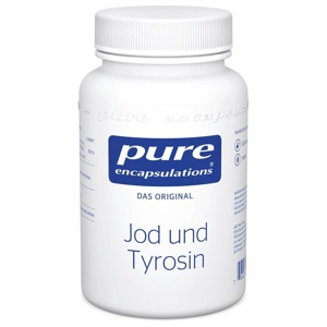 PURE ENCAPSULATIONS Jod und Tyrosin Kapseln Produktbild