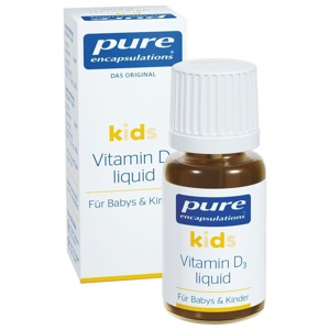 pure encapsulations kids Vitamin D3 liquid 10 ml Liquidum Produktbild