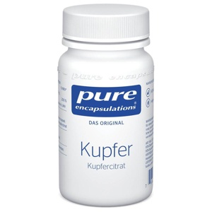 PURE ENCAPSULATIONS Kupfer Kupfercitrat Kapseln Produktbild