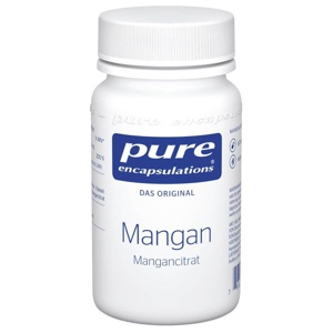 PURE ENCAPSULATIONS Mangan Mangancitrat Kapseln Produktbild