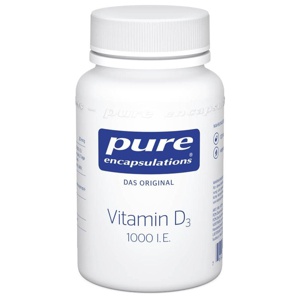 PURE ENCAPSULATIONS Vitamin D3 1000 I.E. Kapseln Produktbild