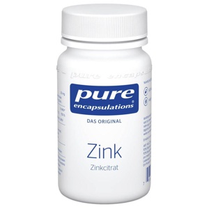 PURE ENCAPSULATIONS Zink Zinkcitrat Kapseln Produktbild