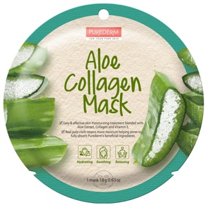 Purederm Aloe Collagen Mask 1 st produkt bild