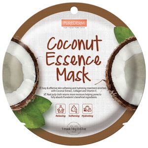 Purederm Coconut Essence Mask-C Fuktivande ansiktsmask 1 st produkt bild
