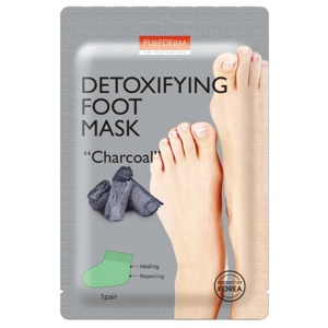 Purederm Detoxifying Foot Mask CHARCOAL produktbilde