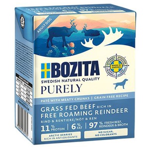 Purely Adult Paté Beef/Reindeer Våtfoder för Hund - 6 x 370 g produkt bild