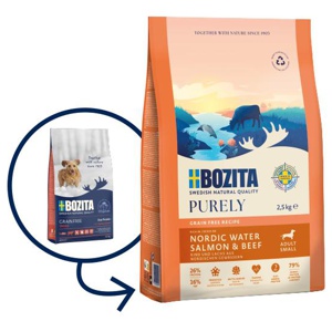 Purely Adult Small Salmon & Beef Hundfoder - 25 kg produkt bild
