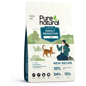 Purenatural Cat Adult Sensitive Pork (2 kg) produkt bild