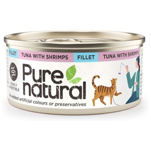 Purenatural Cat Adult Tuna Fillet with Shrimps Våtfoder till Katt 70 g produkt bild